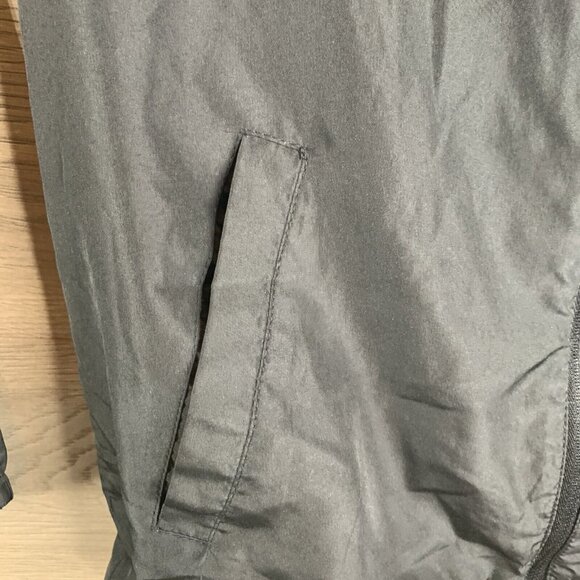 Santa Cruz Black Lightweight Hooded Windbreaker Jacket With Drawstring & Zip Clo - Picture 4 of 8